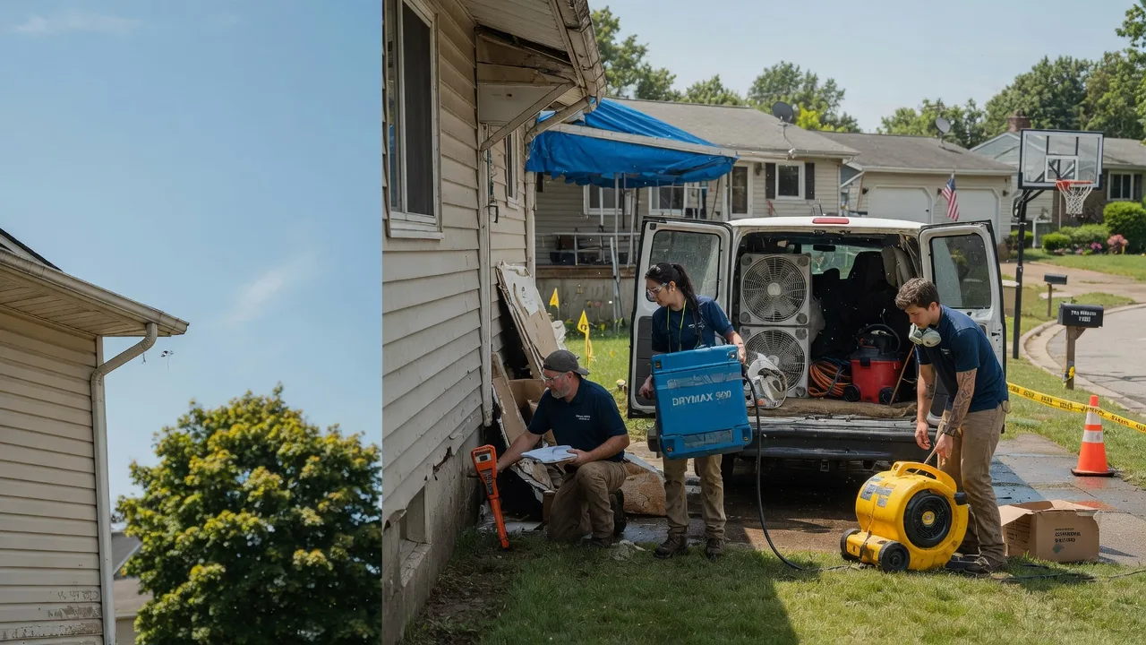 Ceiling Leak Cleanup in Yates City, IL near me
